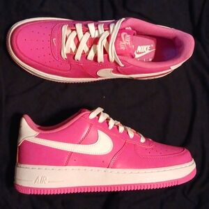 Size 7Youth Nike air force 1 grade school playful pink